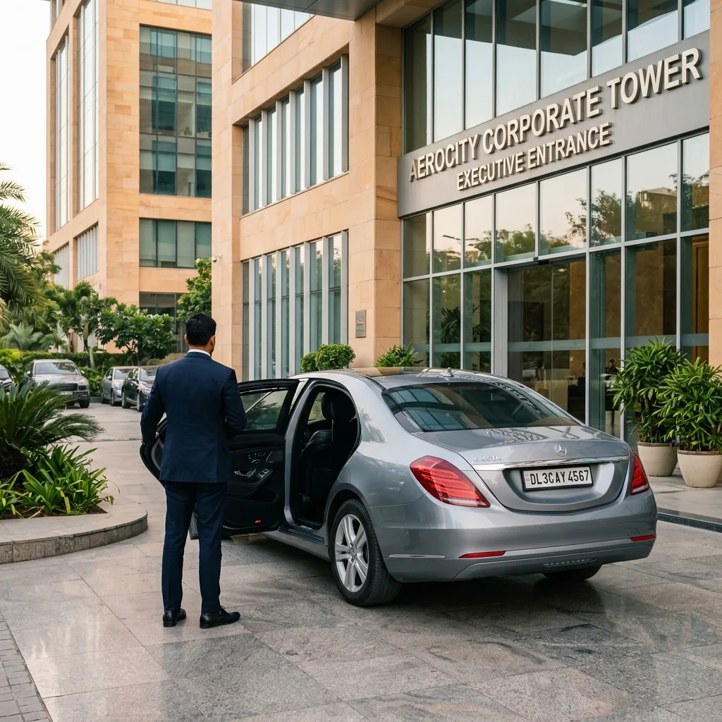 Corporate chauffeur service boarding